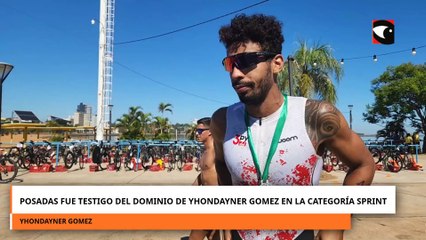 Posadas fue testigo del dominio de Yhondayner Gomez en la categoría Sprint