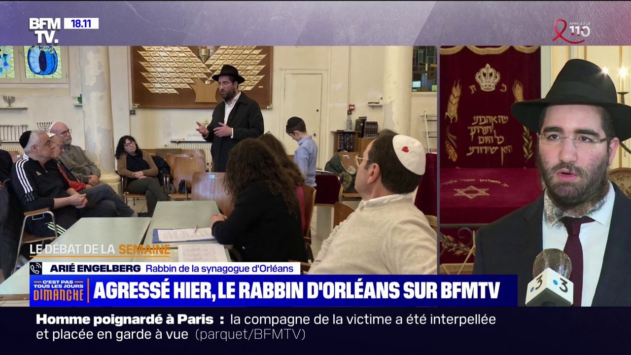 Arié Engelberg, rabbin agressé à Orléans: "Je vais bien, mon fils va de mieux en mieux"