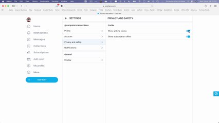 How to SHOW & HIDE Your Activity Status On Your Only Fans Account Using a Mac Computer (Tutorial 18)