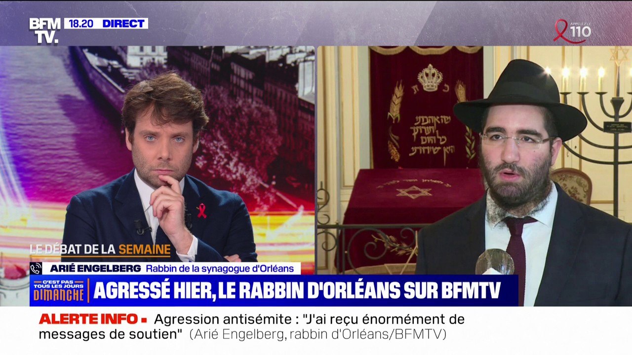 Arié Engelberg, rabbin agressé à Orléans: "Je continuerai à marcher avec fierté"