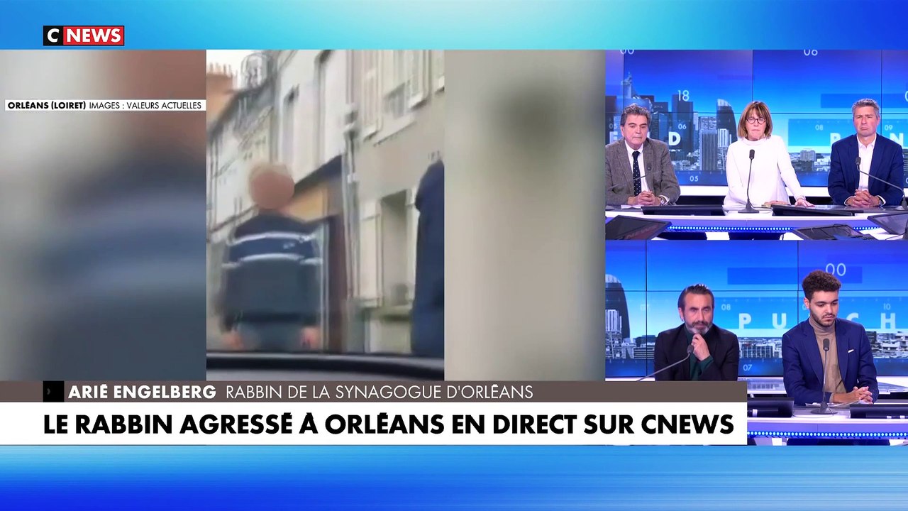 Ecoutez le rabbin Arié Engelberg qui raconte son agression à Orléans: "Il m'a dit que tous les juifs étaient des fils de p.... en me crachant dessus à deux reprises"
