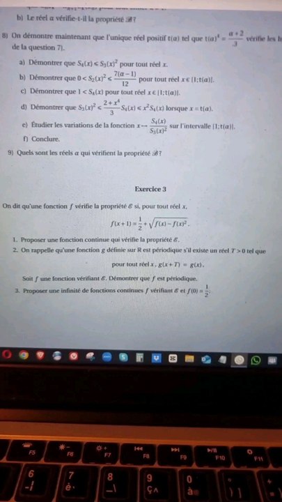 Exercice 3 Concours Général des Lycées Maths - Terminale Équations Fonctionnelles 🍿