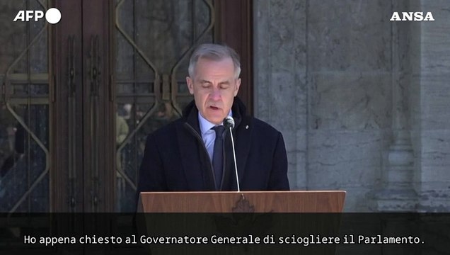 Canada, il premier Carney annuncia elezioni anticipate per il 28 aprile