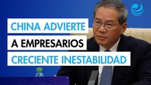 Primer ministro chino advierte de 