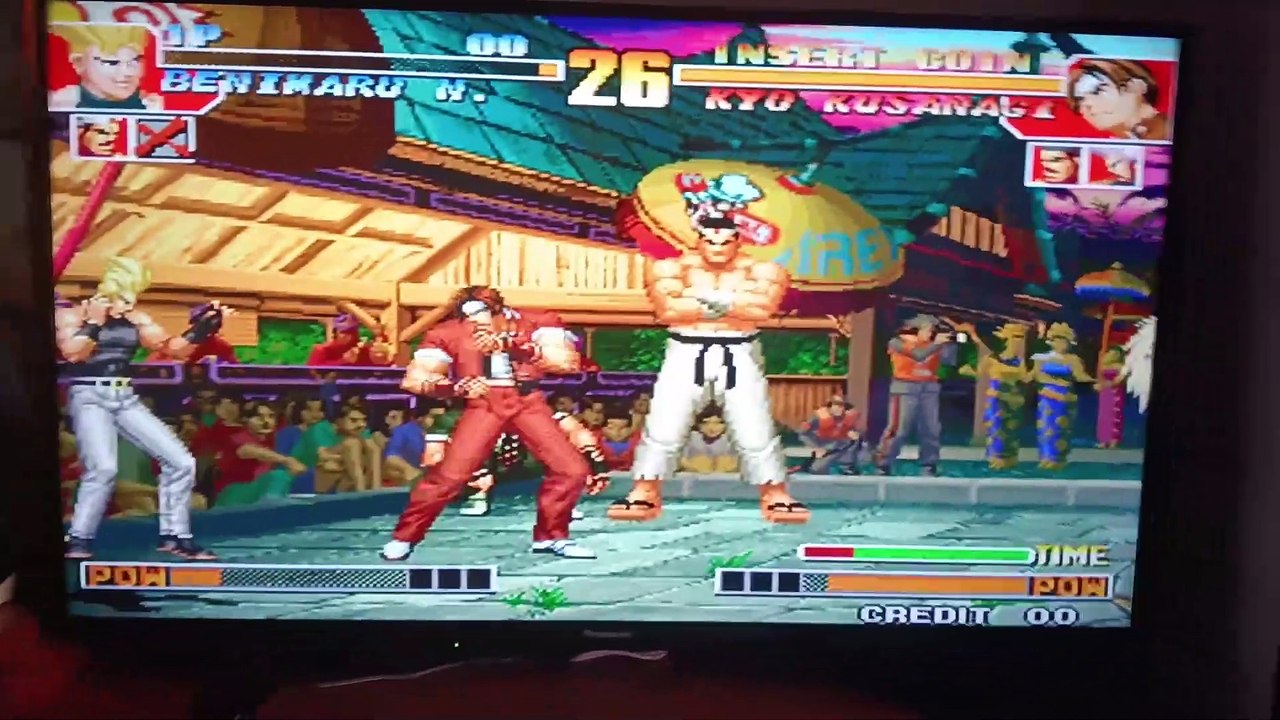 Micro consola 4K funcionando