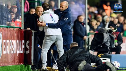 Forgotten former Premier League star stops crazed pitch invader from reaching Erling Haaland during Norway's 5-0 win over Moldova