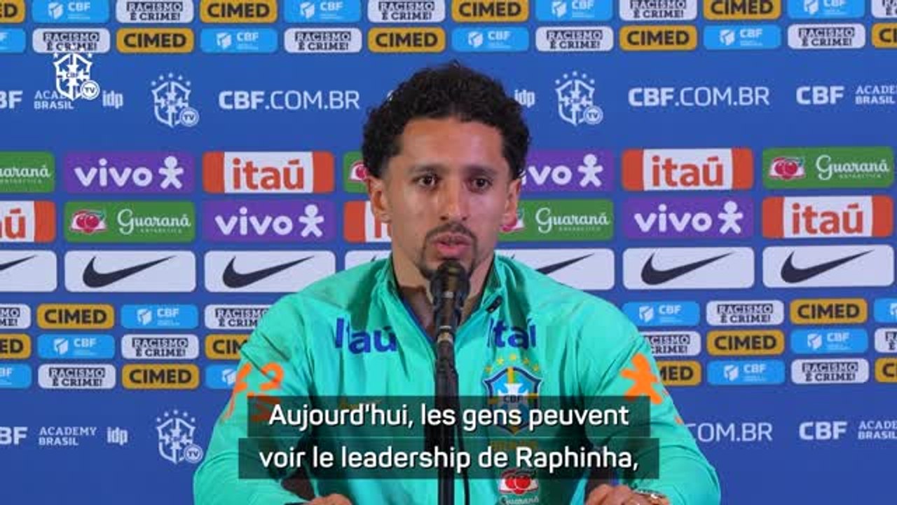 Brésil - Marquinhos : “Raphinha est un phénomène et sera un prétendant au Ballon d’Or”