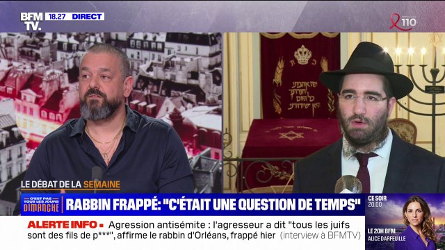 Rabbin agressé à Orléans: Je suis bouleversé et reconnaissant aux citoyens français qui viennent en aide , affirme Joann Sfar