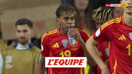 Le superbe but de Lamine Yamal en prolongation - Football - Ligue des nations
