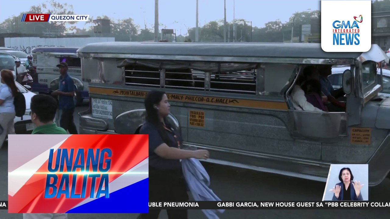 3-day transport strike ng Manibela, simula na ngayong araw | Unang Balita