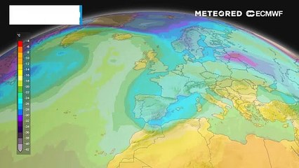 Area di bassa pressione si muove verso l'Italia