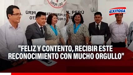 Reconocen a joven comunicador que transmitió en vivo el rescate de niño que cayó a pozo en Loreto
