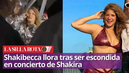 Imitadora de Shakira denuncia maltrato en show de la colombiana