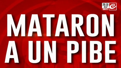 Mataron a un pibe: el cuerpo permanece tirado en el lugar