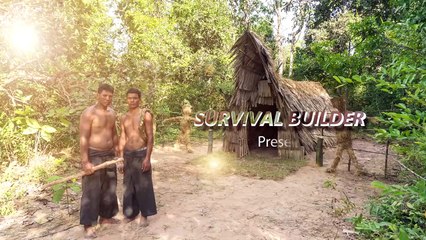 Survival Builder- Building The Greatness Bath Pool On Beautiful Bamboo House