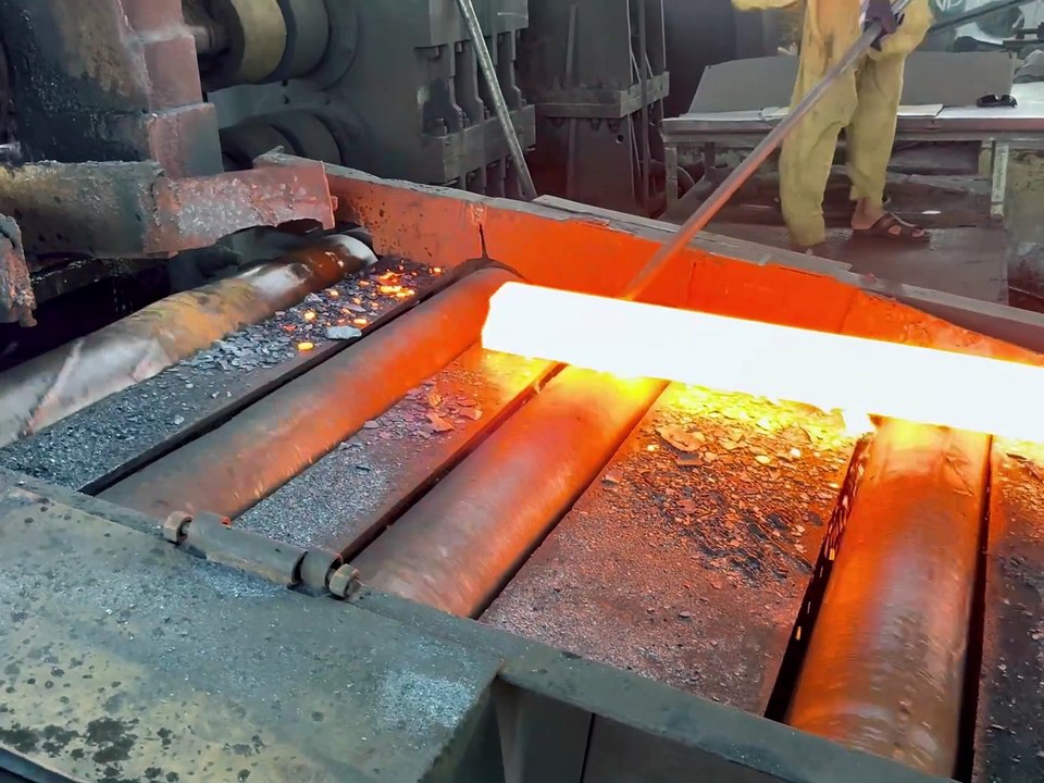 Amazing Mass Production Process of Steel Guarder Rails in Local Factory