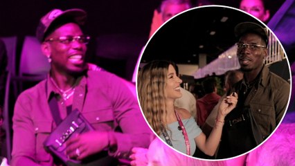 Paul Pogba at Premier Padel Miami P1