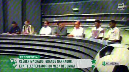 Cléber Machado ressalta o sucesso do Mesa Redonda