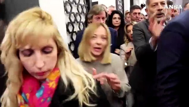 Meloni al Cosmoprof, la fiera della cosmetica di Bologna