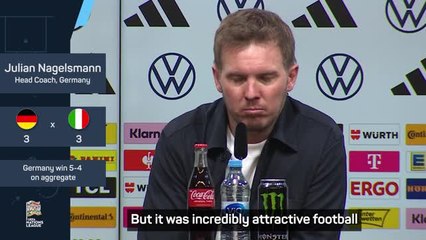Naglesmann hoping Germany can take lessons from topsy-turvy Italy clash