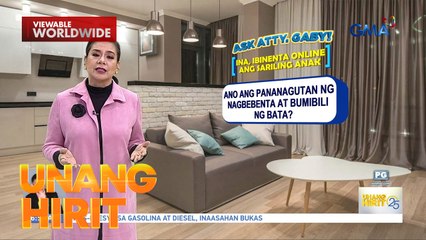 #AskAttyGaby— Ina, binenta ang anak online! | Unang Hirit