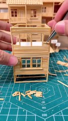 Handmade Log Cabin #Immersive Handcraft #love line tv #shortsviral