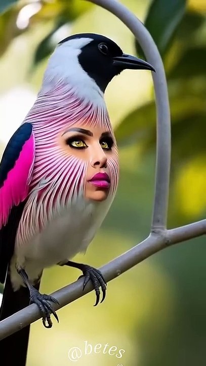 Beautiful_colorful_bird_#ai_#birdslover_#oiseau_#nature_#shorts(480p)