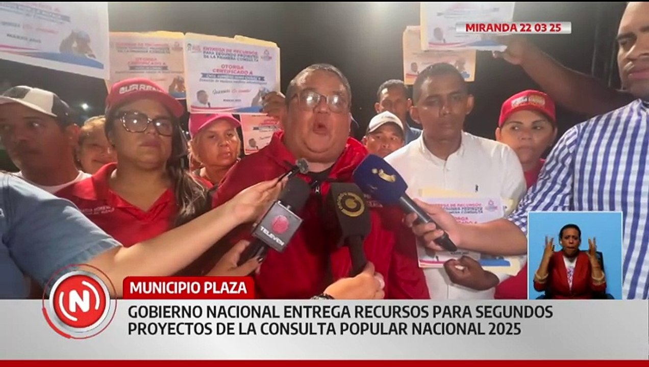 Miranda | Comunas recibieron financiamientos para ejecutar proyectos priorizados en el mcpio. Plaza