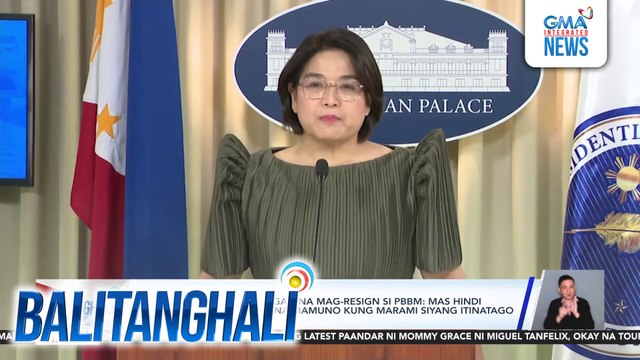 Malacañang sa panawagan na mag-resign si PBBM - Mas hindi kakayanin ng isang tao na mamuno kung marami siyang itinatago | Balitanghali