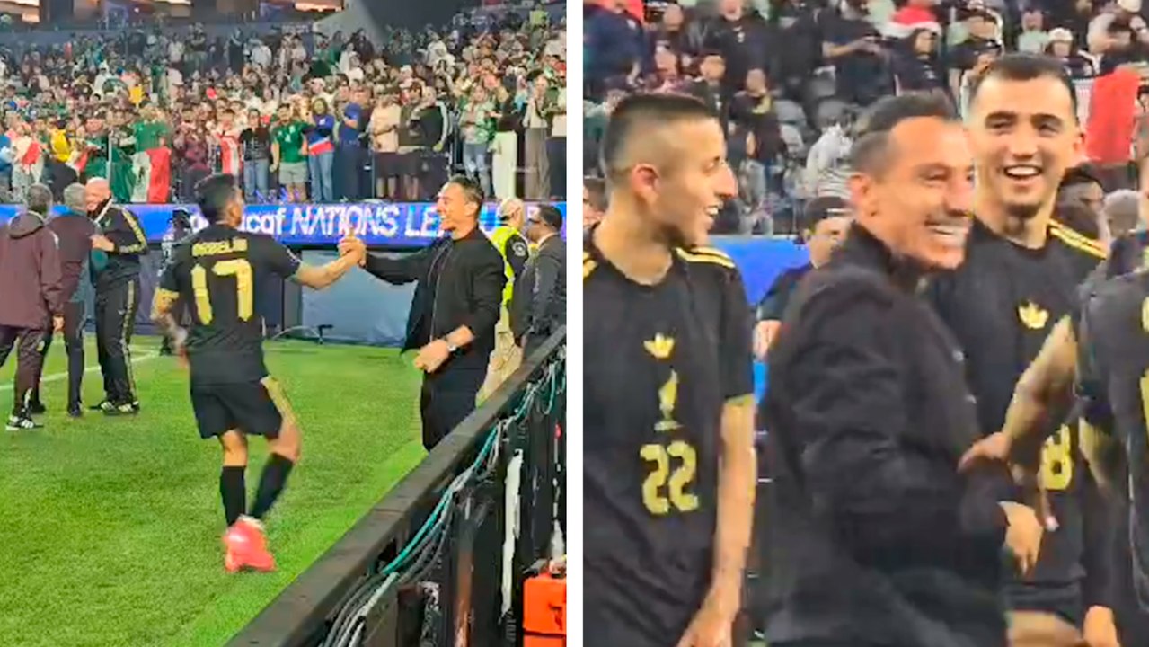 Andrés Guardado llega a festejar con la Selección Mexicana el campeonato en Nations League