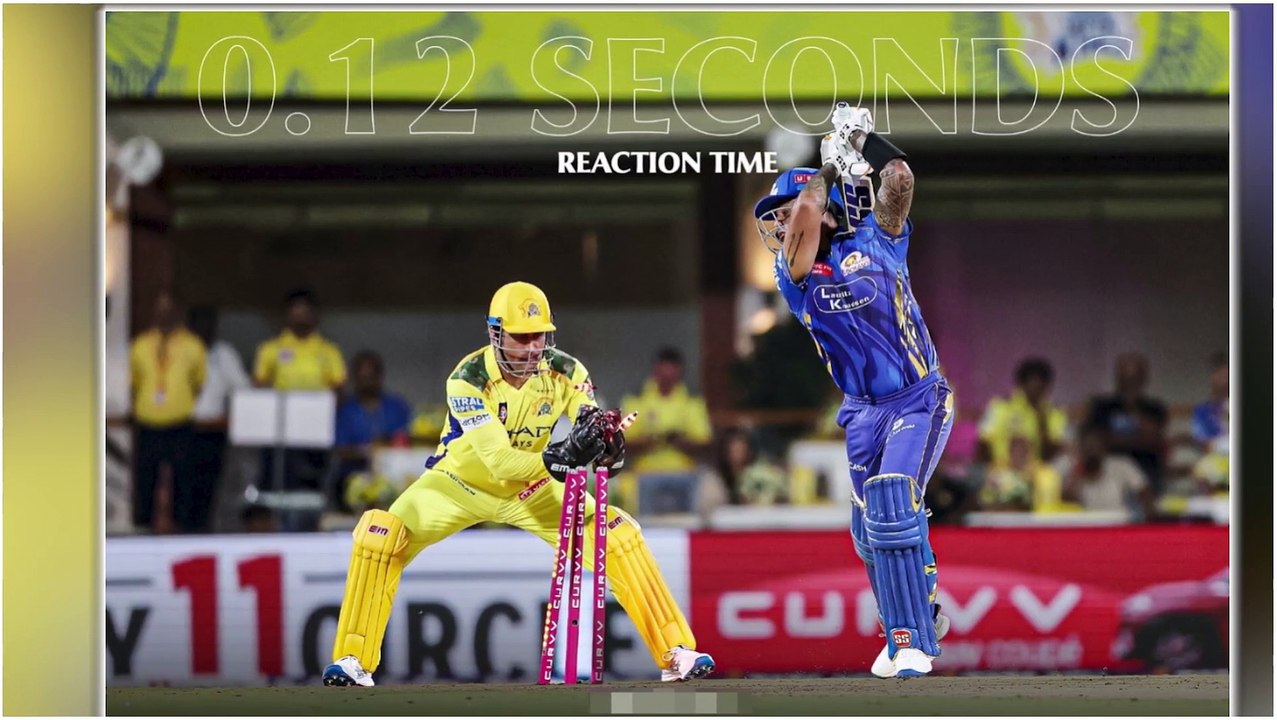 MS Dhoni's vintage stumping leaves Suryakumar Yadav !