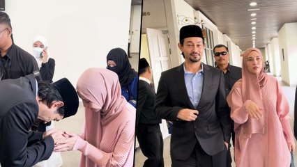 Farid, Diana Danielle cerai kali kedua... Tak kekok bersalaman di mahkamah