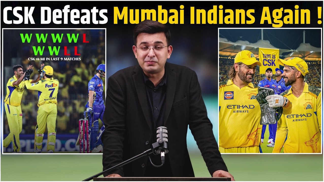 CSK vs MI ： Chennai Super Kings make a strong IPL 2025 debut with a thrilling 4-wicket win over MI !