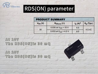 K1582-VB is a SOT23 package N-Channel field effect MOS tube