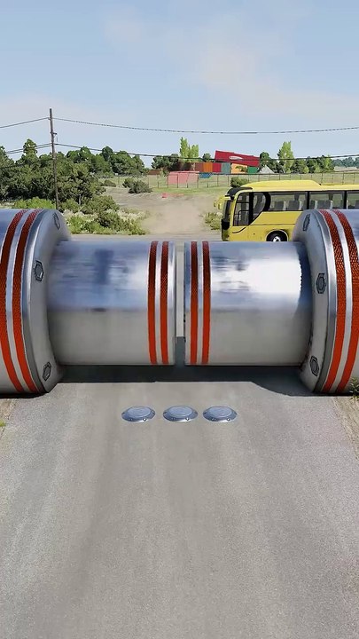 Bus Race simulator BeamNG Drive Gameplay