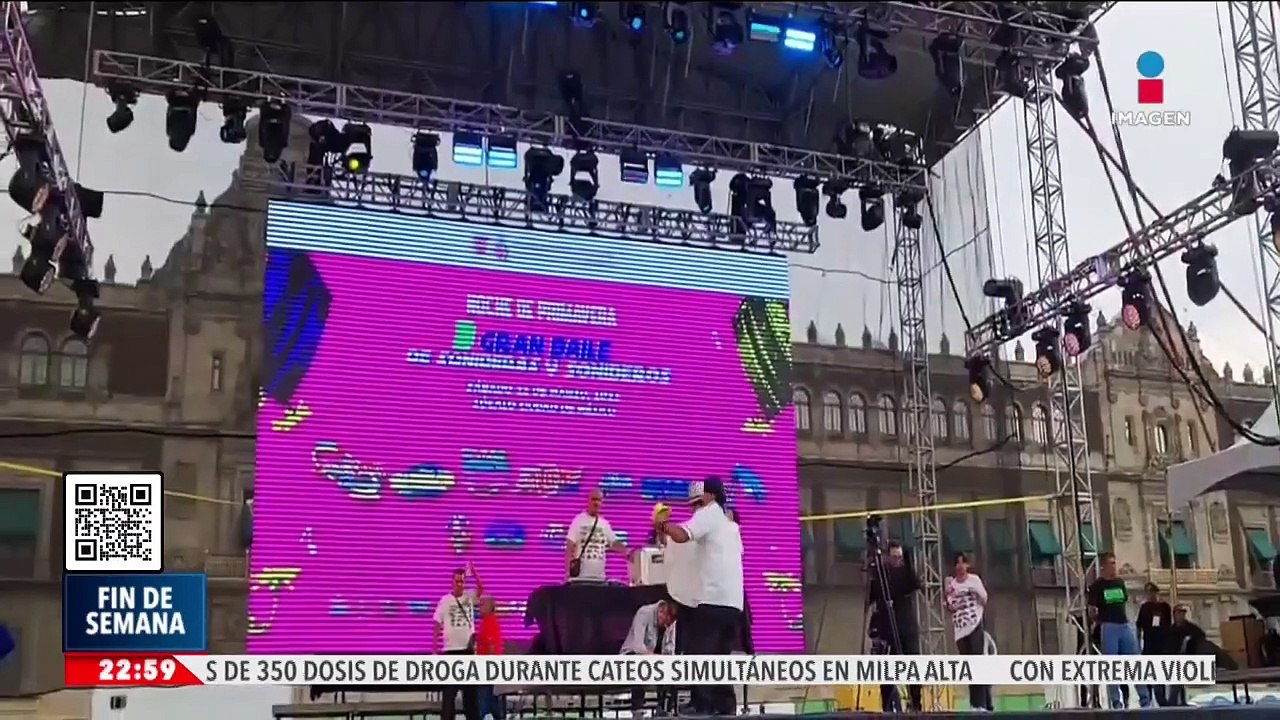 El Zócalo CDMX se convierte en una pista con el  3er. Gran Baile de Sonideras y Sonideros
