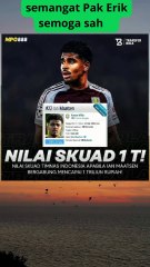 IAN MATSEN GABUNG TIMNAS NILAI SKUAD TIMNAS INDONESIA JADI 1 TRILIUN#timnas#ianmatsen#fifa#erikT