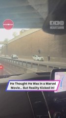 Real-Life Spider-Man? Police Chase Ends in Epic Wall Climb! 🕷️