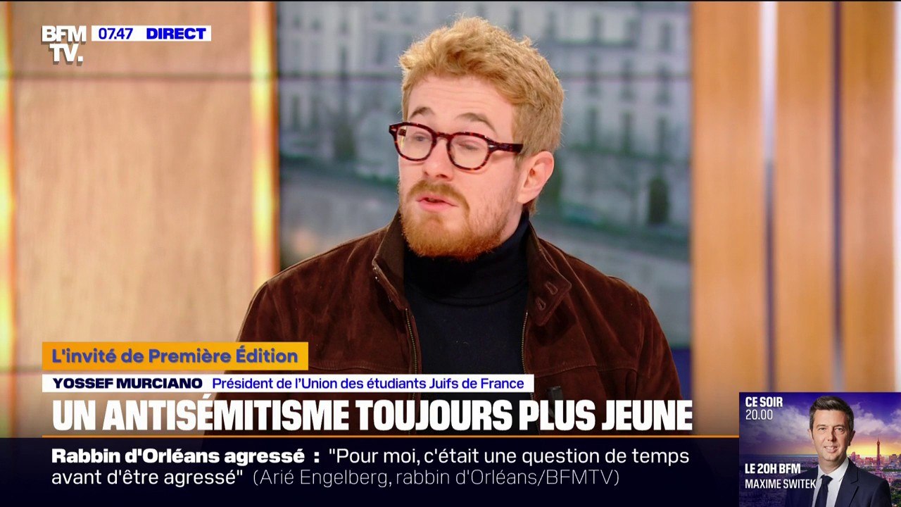 Rabbin agressé: "Il y a des forces dans ce pays qui essaient de faire peur aux juifs", dénonce Yossef Murciano, président de l'UEJF