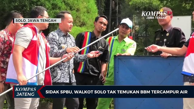 Sidak SPBU, Walkot Solo Tak Temukan BBM Tercampur Air