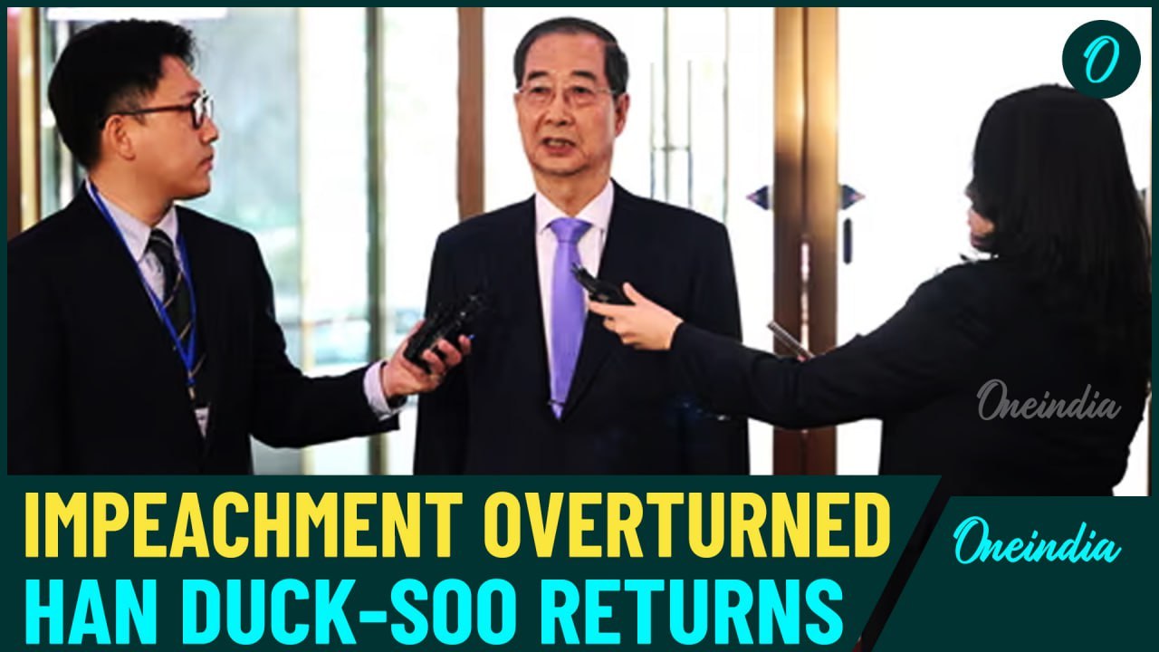 South Korean Court SHOCKS the World: Impeached PM Han Duck-soo REINSTATED as Acting President