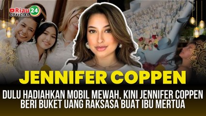 Dulu Hadiahkan Mobil Mewah, Kini Jennifer Coppen Beri Buket Uang Raksasa Buat Ibu Mertua