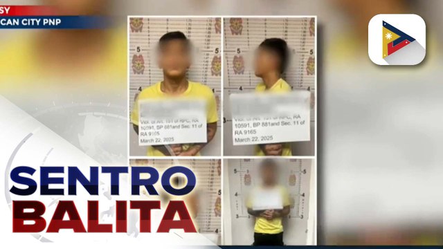 Isang lalaki, nahulihan ng hindi lisensyadong baril sa Pasay City; 4 na indibidwal sa Caloocan City, nahulihan ng mga umano’y shabu