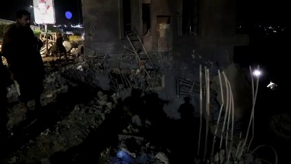 أضرار في موقع ضربة في صنعاء نسبها الحوثيون إلى الولايات المتحدة