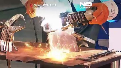 Румынский сварщик превращает скрап-металл в искусство