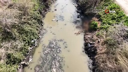 Dere yatağı at ve eşek atıklarıyla dolu