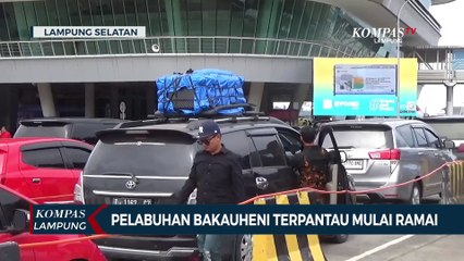 Pantauan Pelabuhan Bakauheni Mulai Ramai Pada Minggu 23 Maret