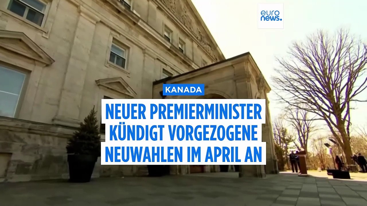 Kanadas Premierminister kündigt vorgezogene Neuwahlen im April an