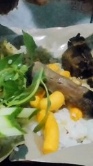 Asmr mukbang eating show Indonesia food