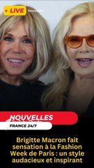 Brigitte Macron fait sensation à la Fashion Week de Paris _ un style audacieux et inspirant